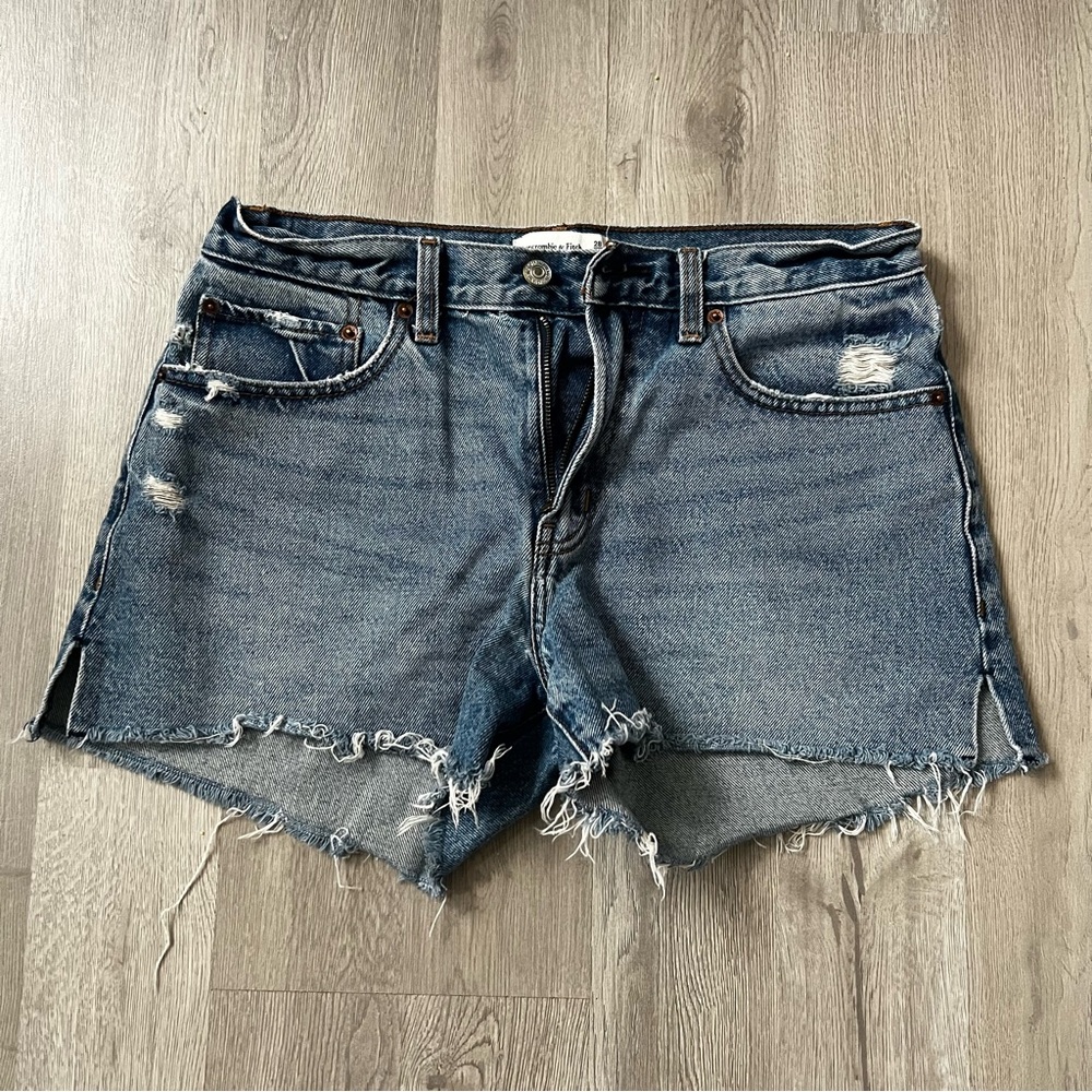 Abercrombie & Fitch Boyfriend Denim Shorts